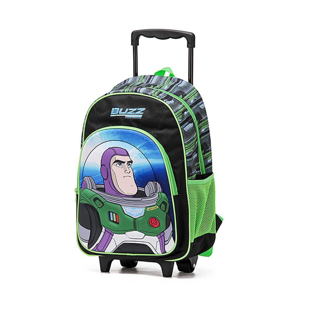 Disney Buzz Lightyear 17in 3D Eva Kids/Childrens 2 Wheel Shoulder Backpack Bag