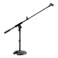 Hercules Short Boom Microphone Stage Stand Holder/Mount w/ H-Base/Mic Clip