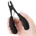 Toe Nail Clippers for Thick Nails and Ingrown Toenails Heavy Duty Toenail Clippers Suitable for Seniors ( Black )
