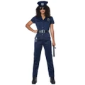 Police Woman Policewoman Cop Officer Uniform Book Week Adult Womens Costume