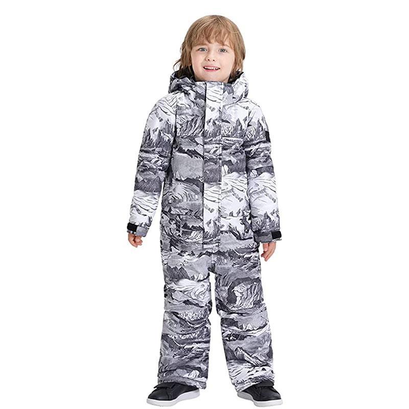 Adore One Piece Ski Suits Jackets Waterproof Winter Warm Jumpsuits for Kids (50804, 100)