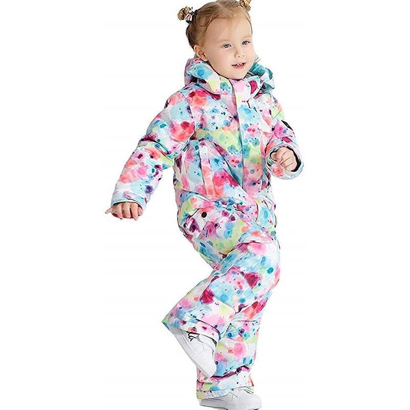 Adore One Piece Ski Suits Jackets Waterproof Winter Warm Jumpsuits for Kids (50801, 100)