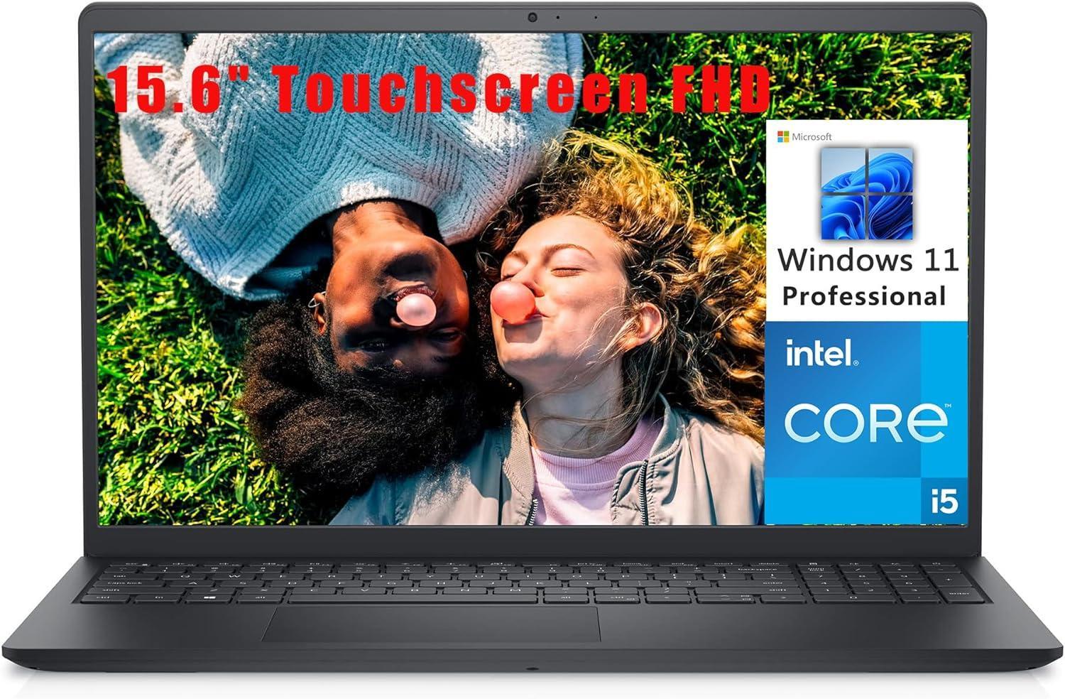 Dell Inspiron 15 3520 3000 15.6" Touchscreen FHD Business Laptop Computer, Intel Quad-Core i5-1135G7 (Beat i7-1065G7), 8GB DDR4 RAM, 512GB PCIe SSD, 802.11AC WiFi, Bluetooth, Windows 11 Pro