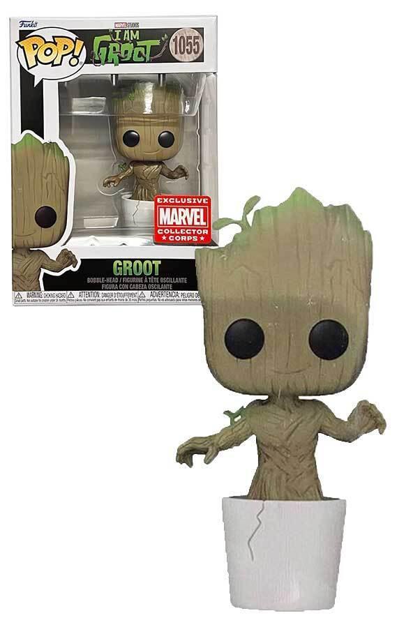 Funko POP! Marvel I Am Groot #1055 Groot Breaking Out - Marvel Collector Corps