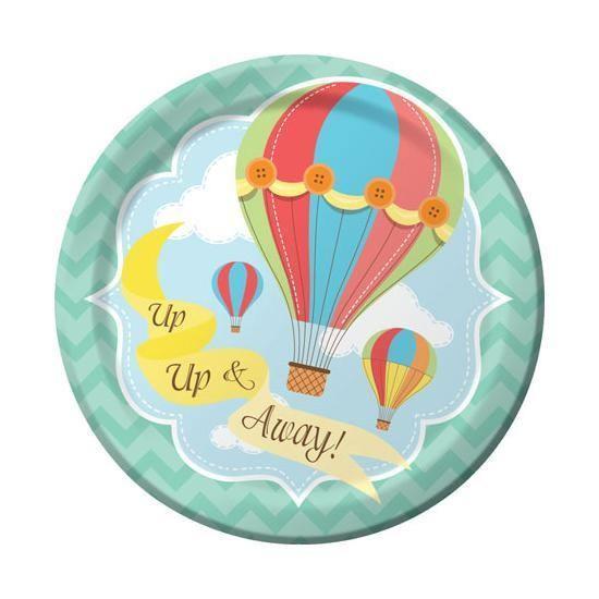 Creative Converting Up & Away Party Plates (Pack of 8) (Multicoloured) (One Size)