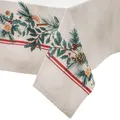 Ladelle Cotton Festive/Seasonal Evergreen 150x230cm Rectangular Tablecloth/Cover