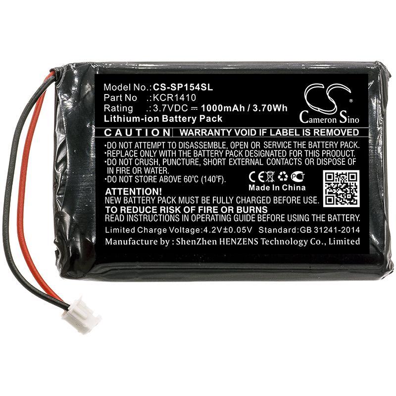 Rechargeable Battery for Sony Playstation PS4 Dualshock 4 Controller CUH-ZCT2/CUH-ZCT2U 2016/CUH-ZCT2E/CUH-ZCT2J/CUH-ZCT2K/CUH-ZCT2M KCR1410 LIP1522