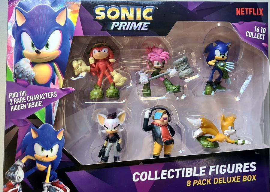 Sonic Prime 6.5cm Collectible Figures 8 Pack Deluxe Box - Pack 2