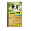 Drontal Chew Bay-O-Pet Med Dog 10Kg 20'S