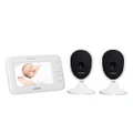 Oricom Secure SC740 Digital Video Baby Monitor with Motorised Pan Tilt Camera Twin Pack (SC7402)