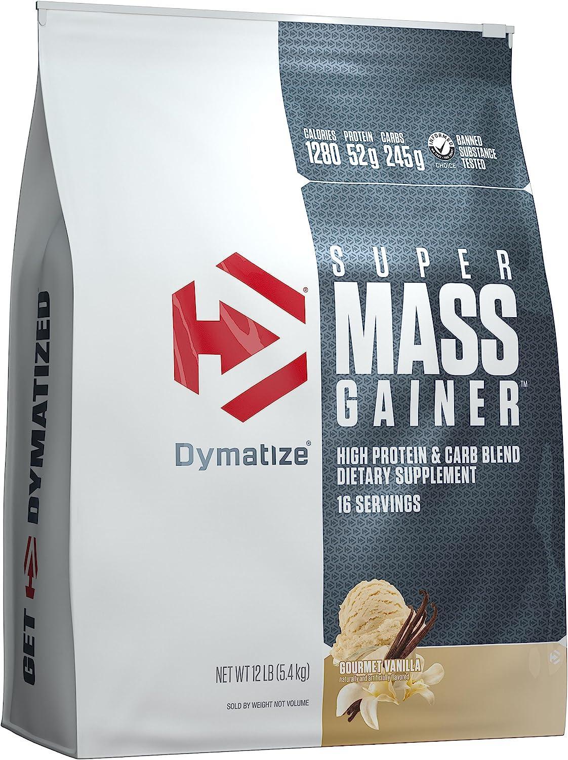 Dymatize Nutrition Super Mass Gainer Gourmet Vanilla 12lb (5.44kg)
