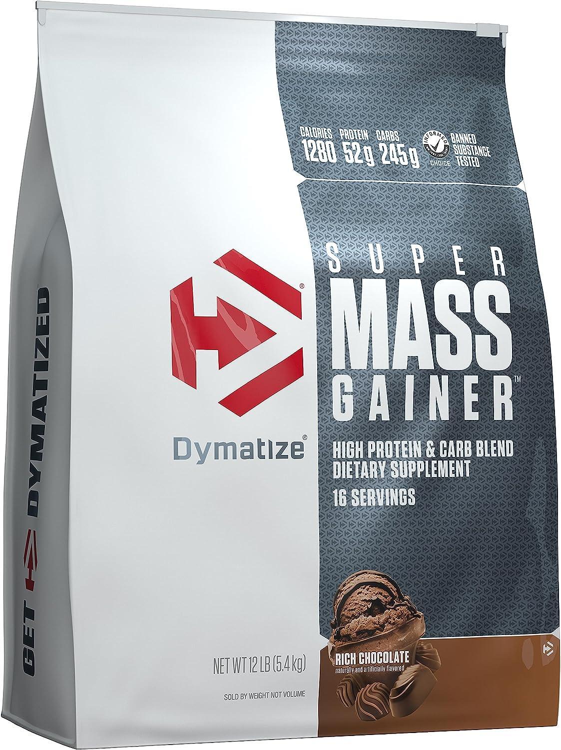 Dymatize Nutrition Super Mass Gainer Rich Chocolate 12lb (5.44kg)