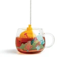 Ototo Under The Tea Themed Loose Leaf Tea Infuser/Strainer And Glass Teacup Set