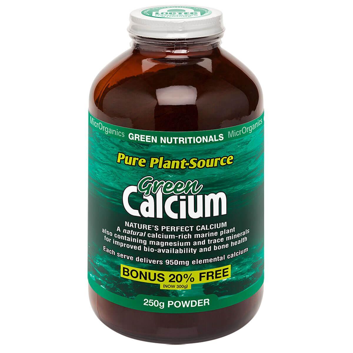 GreenCALCIUM - Pure Plant-Source Calcium Powder - Green Nutritionals