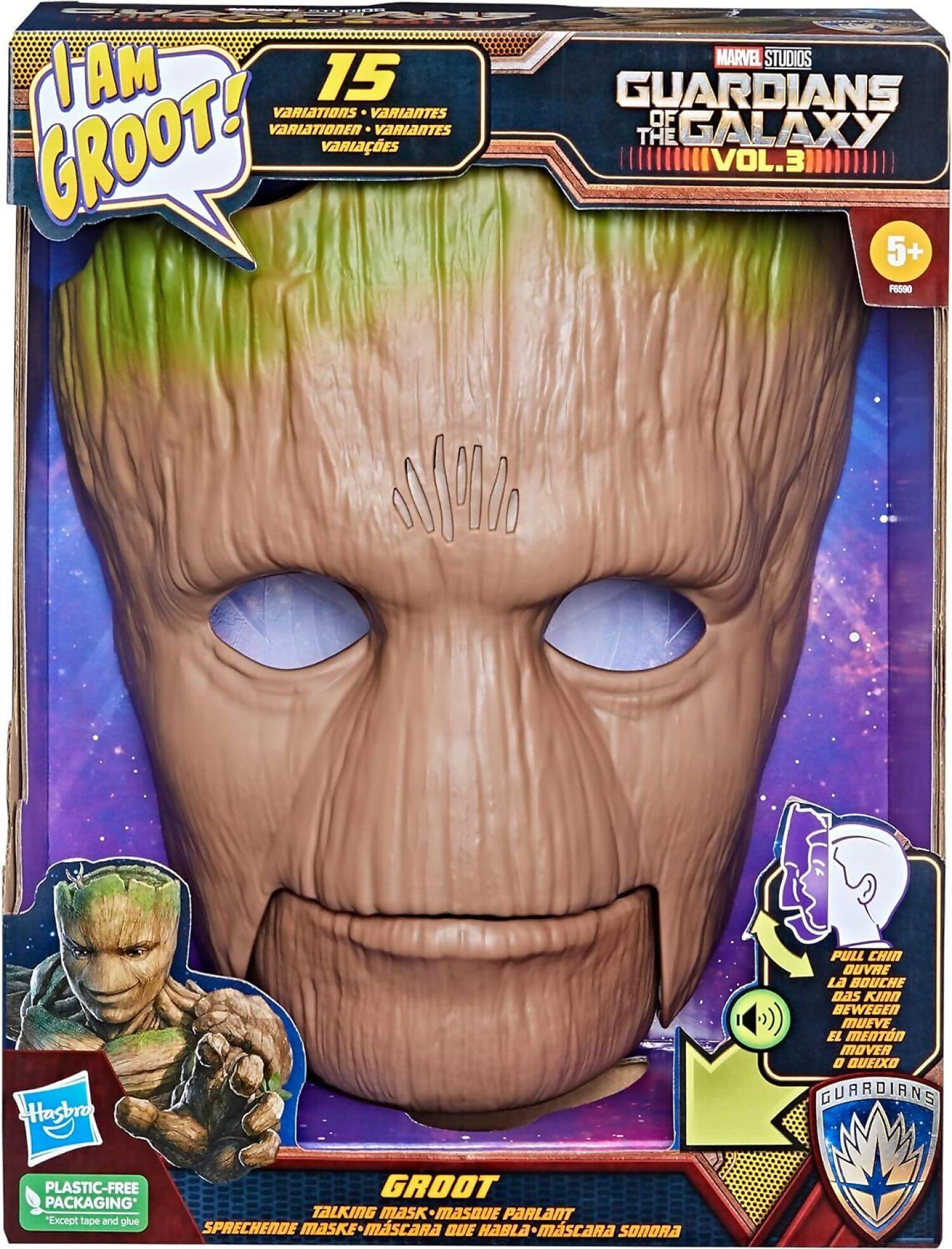 Marvel - Guardians Of The Galaxy Vol. 3 Groot Role Play Mask Super Hero Toys For Kids - Hasbro