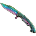 Magnum by Boker Rainbow Mermaid Liner Lock Folding Knife | 01LG318