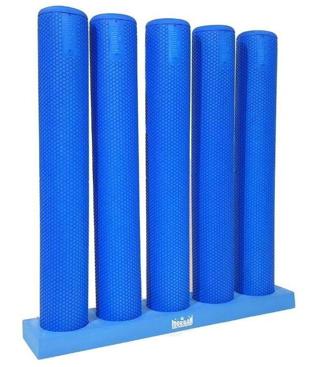 New MORGAN 5PCS FOAM ROLLER PACK + STAND YOGA PILATES EXERCISE