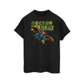 Doctor Strange Mens Flying Cotton T-Shirt (Black) (XXL)