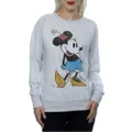 Disney Womens/Ladies Classic Minnie Mouse Heather Sweatshirt (Grey) (XL)