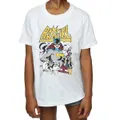 DC Comics Girls Heroine Or Villainess Batgirl Cotton T-Shirt (White) (7-8 Years)