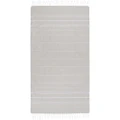 Anna Hammam Striped Cotton Beach Towel (Beige) (One Size)