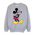 Disney Girls Classic Mickey Mouse Sweatshirt (Sports Grey) (12-13 Years)
