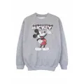 Disney Girls Presents Mickey Mouse Sweatshirt (Sports Grey) (5-6 Years)
