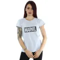 Marvel Womens/Ladies Outline Logo T-Shirt (Sports Grey) (L)