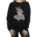 Disney Womens/Ladies Classic Thumper Cotton Sweatshirt (Black) (XL)