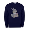 Disney Girls Thumper Cotton Sweatshirt (Navy Blue) (12-13 Years)