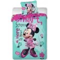 Minnie Mouse Strong Single Bed Duvet Cover Set