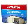 Stratco Pegboard Hooks Assorted Kit 43 Pieces For Hand Tool Organisation