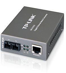 Tp-Link Mc210cs Gigabit Ethernet Rj45 To Sc Fiber Single-Mode Media Converter Extends Distance Up 15Km