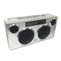 Gpo Manhattan Retro Boombox Style Bluetooth Party Speaker Portable