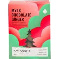 LOVING EARTH Mylk Chocolate Ginger Coated Crystalised Ginger 100g (Pack of 6)