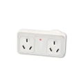 【Sale】Sansai Right Hand Surge Protected Adaptor Double