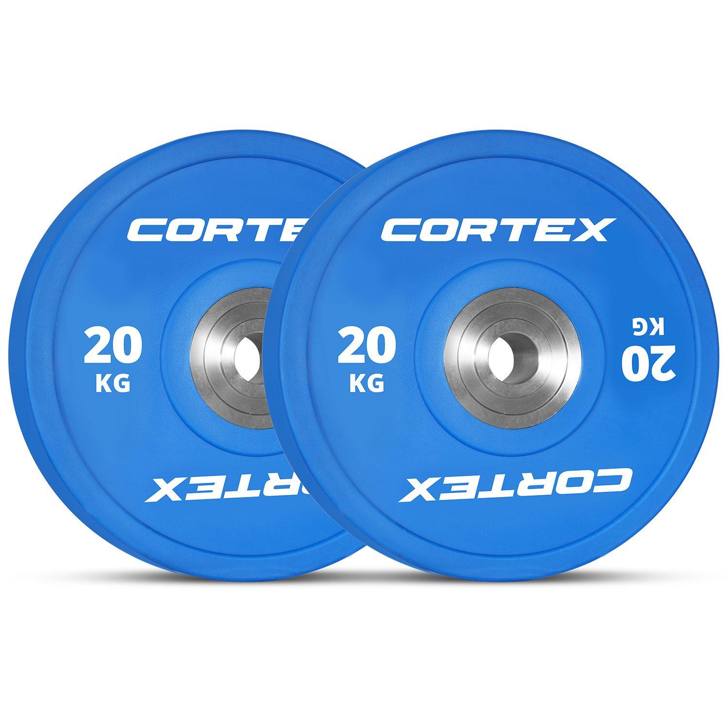 【Sale】CORTEX 20kg Competition Bumper Plates (Pair)