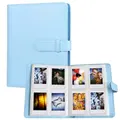 256 Pockets Photo Album for Fujifilm Instax Mini 11 12 9 40 Evo Liplay 8 7+ Instant Camera, Photo Album for Polaroid Kodak HP Zink 2x3" Photo (Blue)
