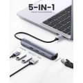 5 in 1 USB-C Type C Hub Adapter Compact 4K HDMI RJ45 Ethernet Laptop Samsung