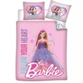 Barbie Follow Your Heart Quilt Cover Set for Cot or Toddler Bed