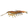 95mm Chasebait Flick Prawn Soft Plastic Fishing Lure with 4gm Lead Weight - Native Prawn