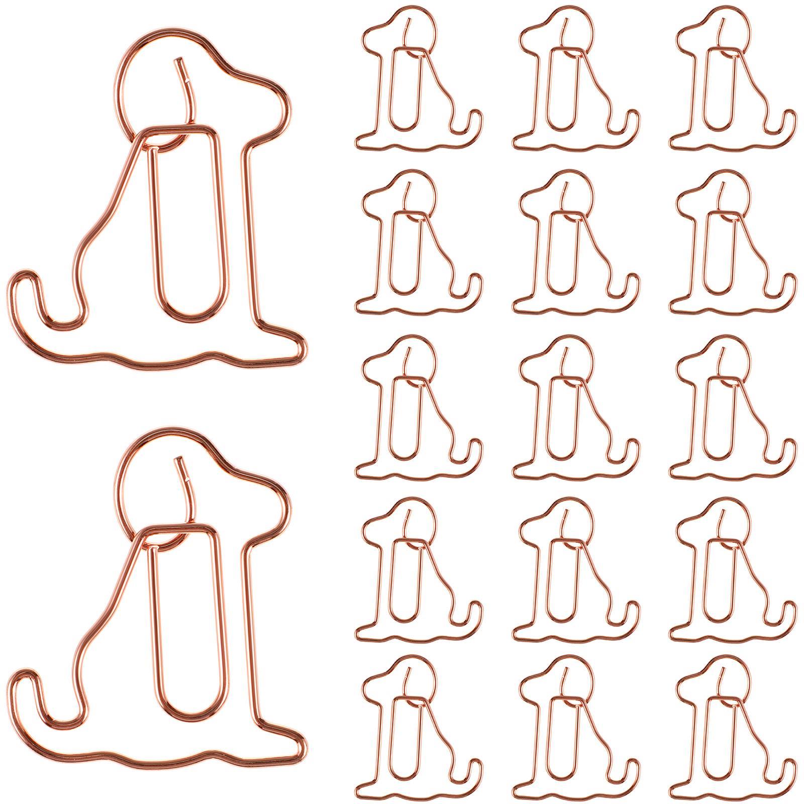 School Supplies Animal Shaped Paper Clips Notebook Binder Creative Paper Clips Paperclips Cat Paper Clip Office 25 Pcs