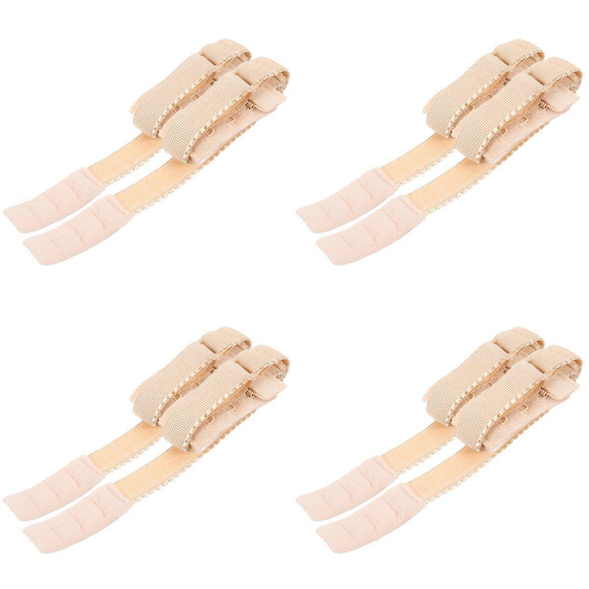 8 Pcs Low Back Bra Adapter Strap Extender Backless Dress Strapless Accessories Girl