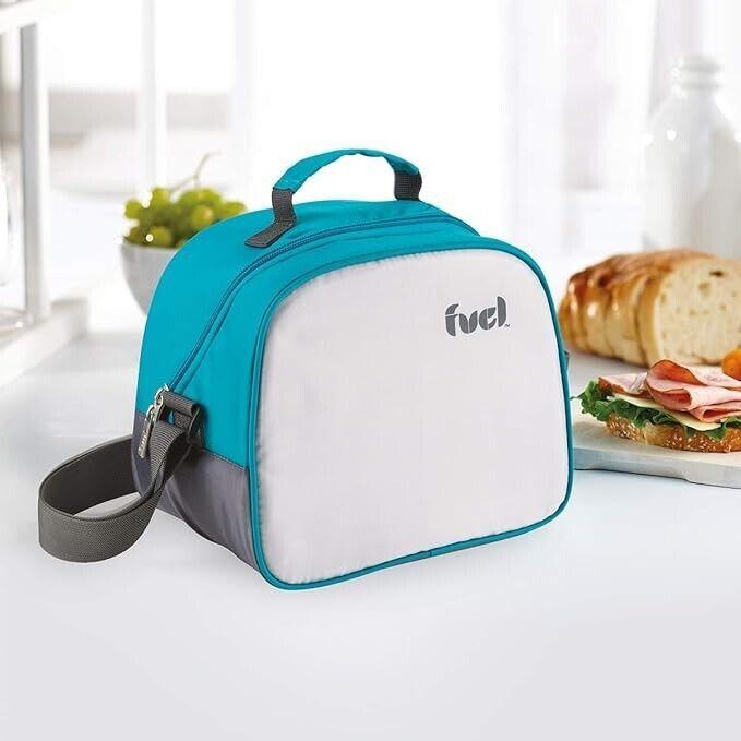 Oval Lunch Bag Tropical Trudeau Fuel Insulated Food Storage Portable Travel