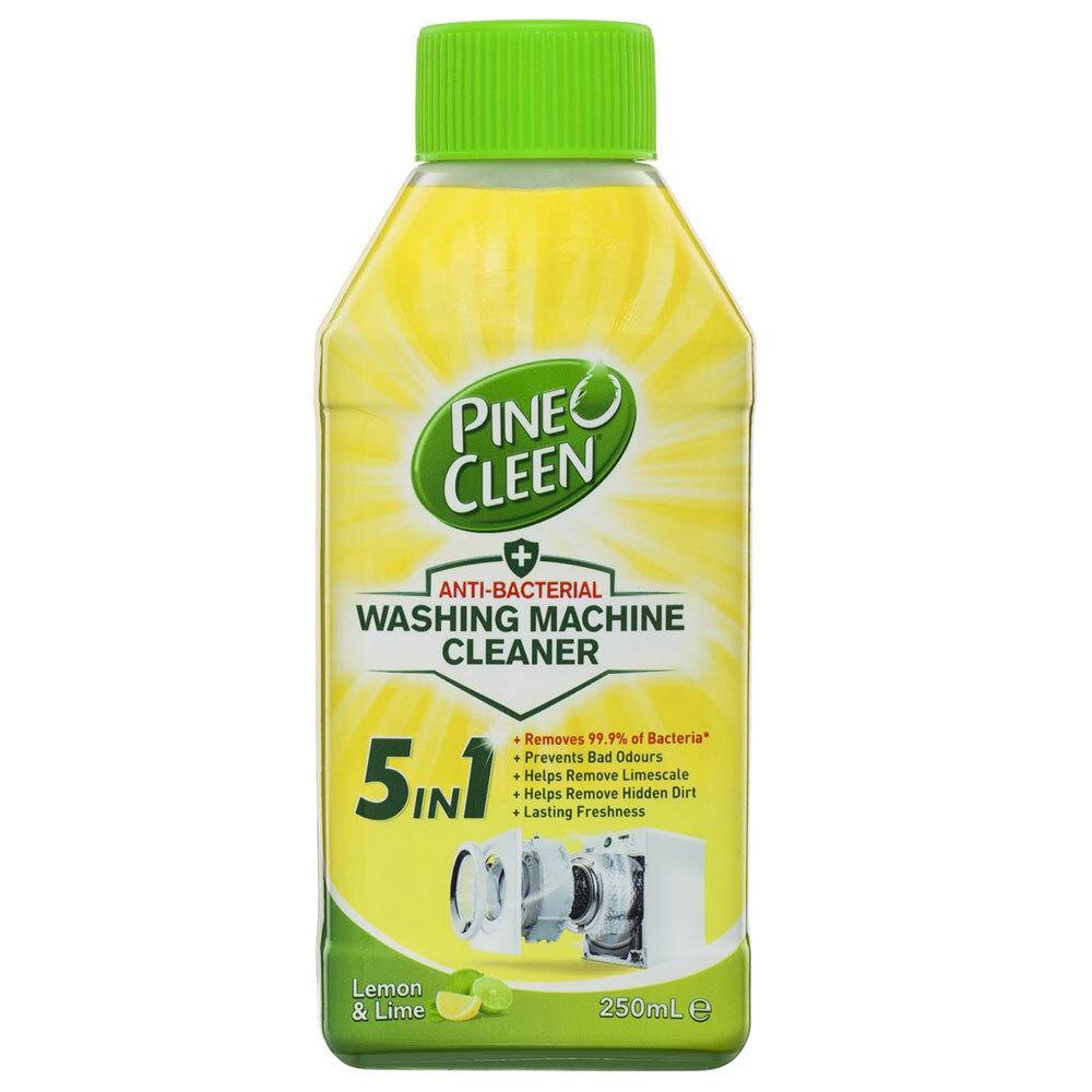 Pine O Cleen 250ml Anti-Bacterial Liquid Washing Machine Cleaner Lemon & Lime