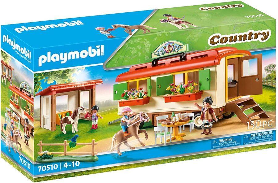 Playmobil Country Pony Shelter with Mobile Home150pc 70510