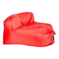 Milano Decor Inflatable Air Lounger For Beach Camping Festival Outdoor Lazy Chair - Red
