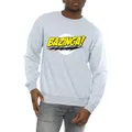 The Big Bang Theory Mens Bazinga Sheldon Sweatshirt (Sports Grey) (M)