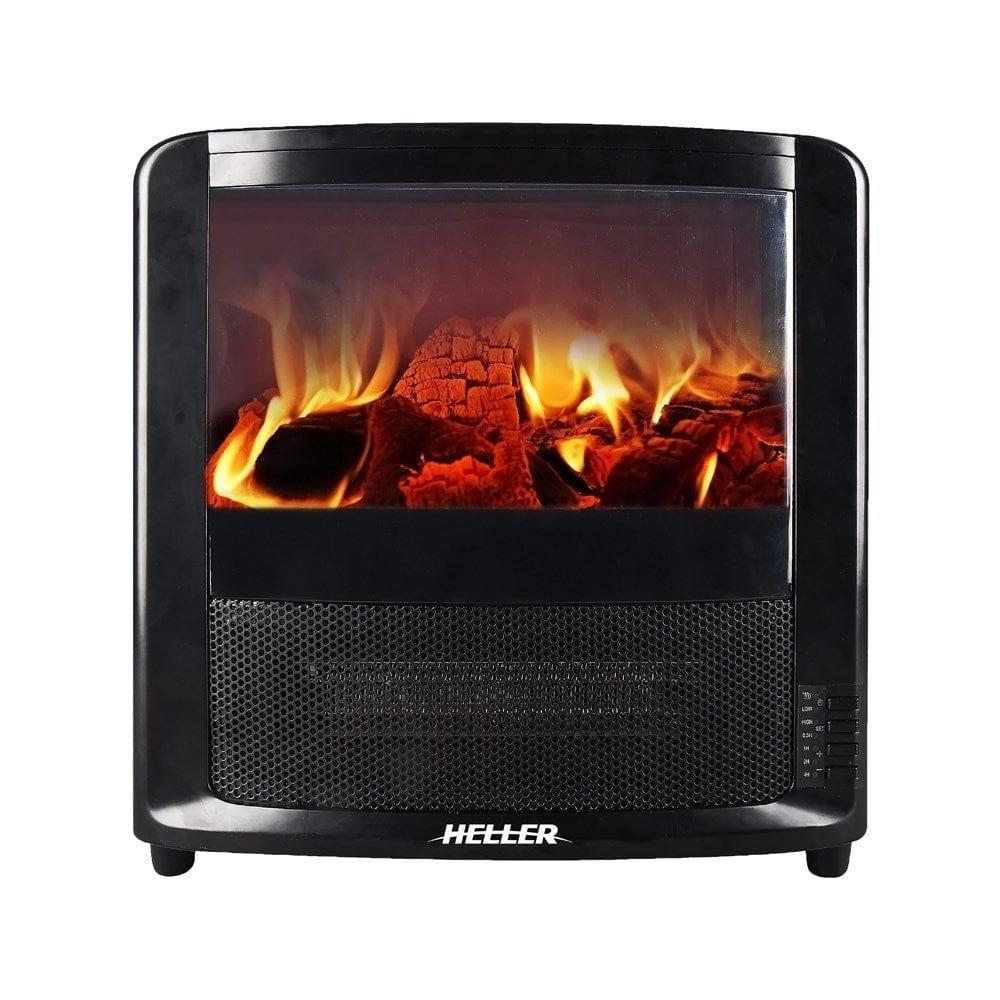 Heller 2000W Electric Indoor Fireplace