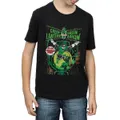 DC Comics Boys Green Lantern & Green Arrow Comic Cover Cotton T-Shirt (Black) (12-13 Years)